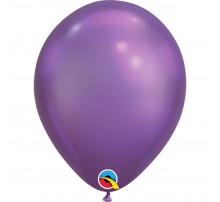 Латекскный Шар Qualatex Chrome (7`) -  фиолетовый
