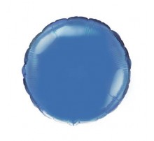 Фольгированный Шар Flexmetal Круг 9` синий