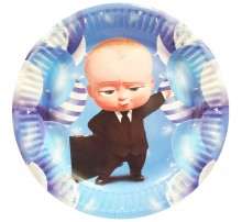 Тарелка маленькая «Baby Boss с шариками» 