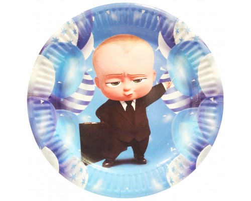 Тарелка маленькая «Baby Boss с шариками» 