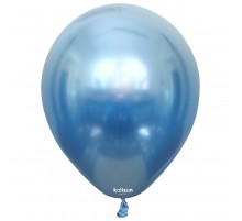 Куля латексна Kalisan "Хром" - синій blue 5'