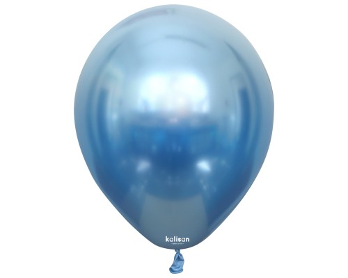 Куля латексна Kalisan "Хром" - синій blue 5'