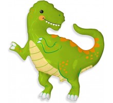 Фольгированный шар фигура Flexmetal "Малыш Динозавр"