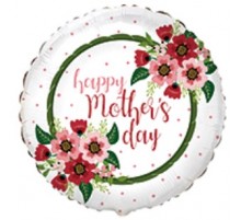 Фольгированный Шар Круг Flexmetal "Happy Mother's Day" 18`