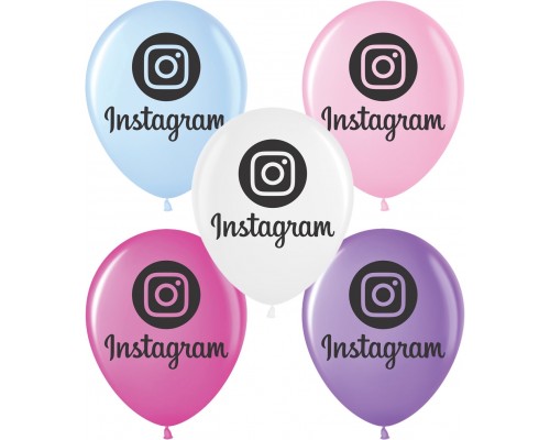 Латексный Шар Sharoff "Instagram" 12` (50 шт.)