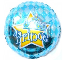 Фольгированный Круг Китай «Prince. Звездочка» 18'
