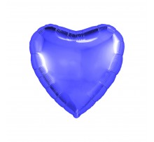 Фольгированное сердце Китай "Мини" 10" - синее