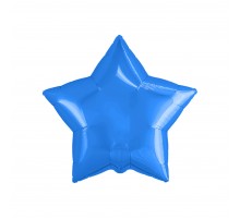 Фольгированная звезда Китай "Мини" 10" - синяя