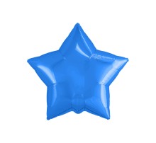 Фольгированная звезда Китай "Мини" 10" - синяя