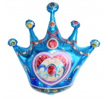 Фольгированная фигура Китай «Корона с камнями» - синяя
