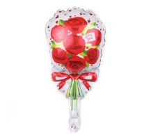Фольгированный шар мини-фигура Китай «Букет роз»