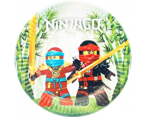 Тарелка маленькая «Ninjago БАМБУК”