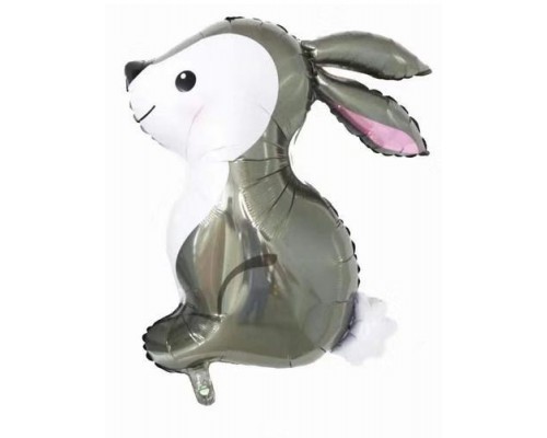 Фольгированная фигура Китай "Кролик"  серый