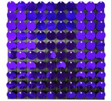 Декор-паетки фиолетовый (квадрат 30смx30см)