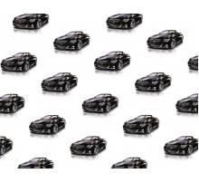 Упаковочная Бумага (5 листов) "Чёрный кабриолет" (70*100 см)