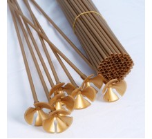 Палочки-держатель для шаров 51 см - золото