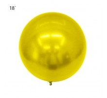 Шар Bubbles "Metallic" 18` - желтый  АКЦІЯ
