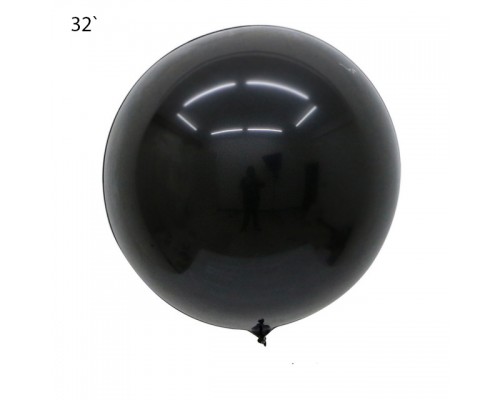 Шар Bubbles "Metallic" 22` - черный  АКЦІЯ