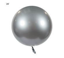 Шар Bubbles "Metallic" 22` - серебро  АКЦІЯ