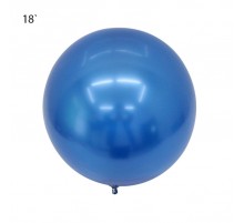 Шар Bubbles "Metallic" 18` - синий  АКЦІЯ
