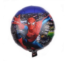 Фольгированный Шар Китай Круг 18` "Человек паук над городом"