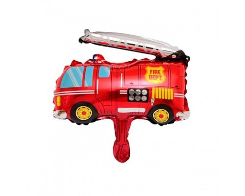 Фольгированный шар Мини-фигура "Пожарная машина"