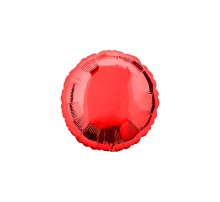 Фольгированный шар Китай "Круг мини" - красный