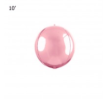 Фольгированный шар Китай "Сфера мини" - розовый  АКЦІЯ