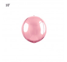 Фольгированный шар Китай "Сфера мини" - розовый