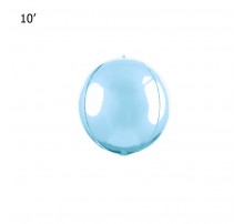 Фольгированный шар Китай "Сфера мини" - голубой