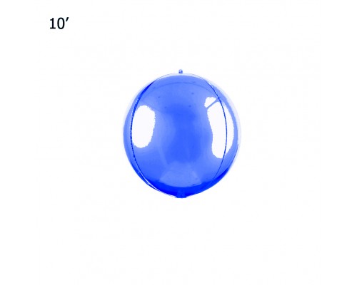 Фольгированный шар Китай "Сфера мини" - синий  АКЦІЯ