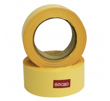 Упаковочная лента "Широкая" (5 см. / 40 см) - желтая матовая