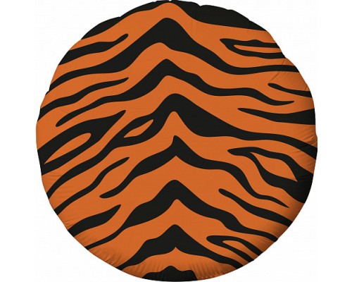 Фольгированный Шар-Круг Agura "Зоо рисунок. Тигр" 18`