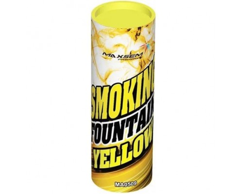 Цветной дым "Smoking Fountain" - желтый