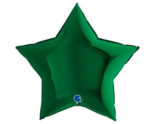 Фольгированный Шар Звезда 36` Grabo  - зеленая  АКЦІЯ