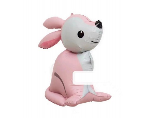 Фольгована кулька (фігура) під повітря Китай Кролик рожевий