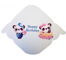  Конверт "Happy birthday панди"
