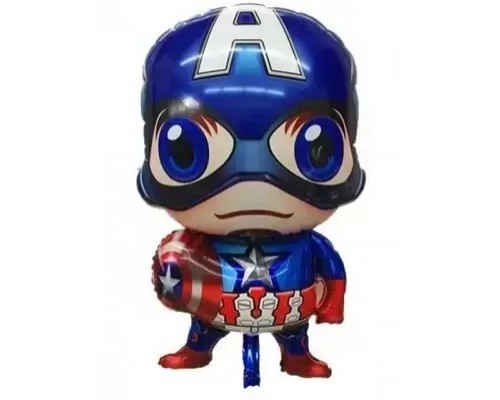 Фольгированный шар Мини-фигура "Мстители. Капитан Америка"