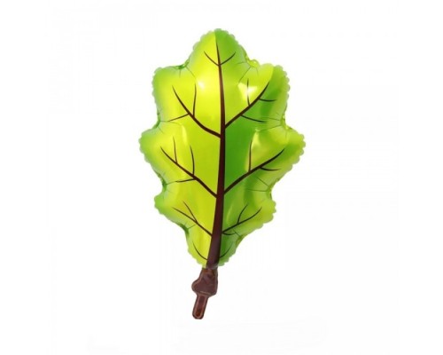 Фольгована кулька (фігура) Китай Лист дуба зелений