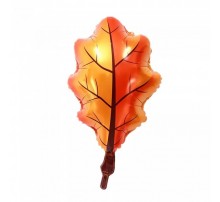 Фольгована кулька (фігура) Китай Лист дуба помаранчевий