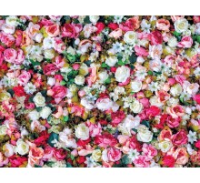 Пакувальний папір (5 листів) "Кольорові квіти та троянди"