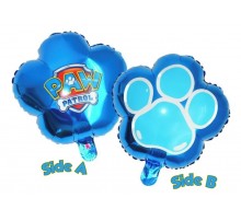 Фольгована кулька (фігура) Китай Лапа синя, щенячий патруль