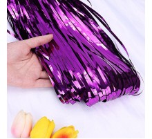 Декоративна шторка для фотозони -  фіолетова 1*2 м