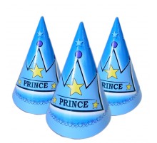 Ковпак "Prince корона блакитна" 16 см РАСПРОДАЖА