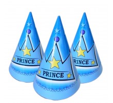 Ковпак "Prince корона блакитна" 16 см РАСПРОДАЖА