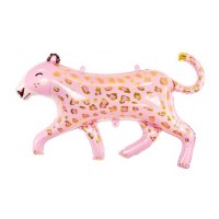 Фольгована кулька (фігура) Китай  Рожевий Леопард