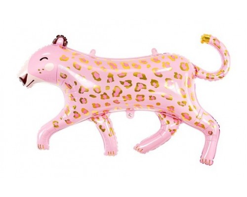 Фольгована кулька (фігура) Китай  Рожевий Леопард