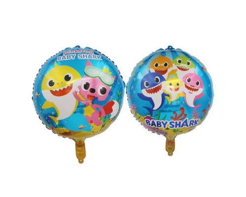 Фольгована кулька Китай BABY SHARK Акулятко 18" 