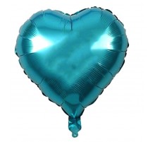 Шар Flexmetal Сердце аквамарин18'