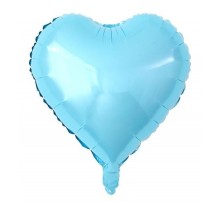 Шар Flexmetal Сердце Голубое 18'